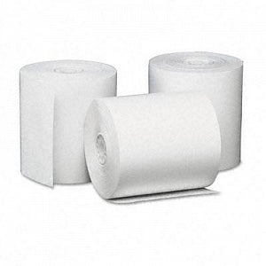 Universal Products Receipt Printer Thermal Paper Rolls - Deluxe Direct Thermal Printing Paper Rolls, White, 3-1/8" x 230" - 35763