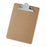 Universal Hardboard Clipboards - 1" Capacity Brown Hardboard Clipboard, Letter Size, Holds 8-1/2" x 11" Papers - 40304