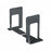 Universal Heavy-Gauge Steel Economy Bookends - Black 5.88" x 8.25" x 9" Nonskid Heavy-Gauge Steel Economy Bookends - 54095