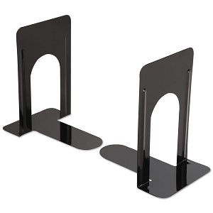 Universal Heavy-Gauge Steel Economy Bookends - Black 5.88" x 8.25" x 9" Nonskid Heavy-Gauge Steel Economy Bookends - 54095