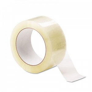 Universal Products Box Sealing Tape - General-Purpose Acrylic Box Sealing Tape, 1.88" x 110 yd., 3" Core, Clear - 66100