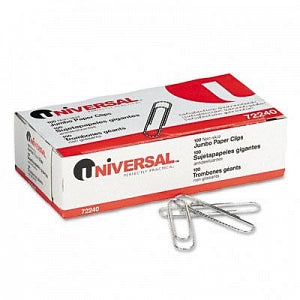 Universal Products Nonskid Jumbo Wire Paper Clips - Nonskid Jumbo Wire Paper Clips - 72240