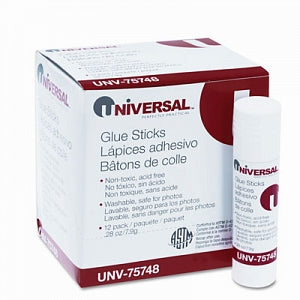 Universal Products Glue Stick - Glue Stick, 0.28 oz., Stick, Clear - 75748