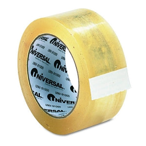 Universal Products Box Sealing Tape - Heavy-Duty Box Sealing Tape, 1.88" x 54.6 yd., 3" Core, Clear, 3.0 Mil - 91000