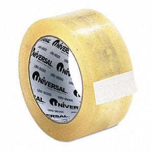 Universal Products Box Sealing Tape - Heavy-Duty Box Sealing Tape, 1.88" x 54.6 yd., 3" Core, Clear, 3.0 Mil - 96000