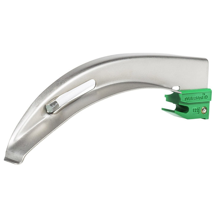 Evaluemed Disposable Fiber Optic Laryngoscope Blades - Disposable Laryngoscope Blade, Green, Macintosh 2 - 301-B3020EA