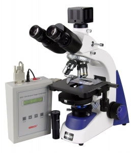 Unico G393 LED Illuminated Trinocular Microscope - MICROSCOPE G393, HEATED STAGE TRINOC, LED - G393-LED