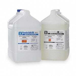 Cantel Medical RAPICIDE PA High-Level Disinfectant - RAPICIDE PA High-Level Disinfectant, Two 5L Bottles of Part A and Two 5L Bottles of Part B - ML02-0117