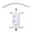 Medline Leg Bags with Twist Valve - Urinary Leg Drain Bags with Elastic Straps, 18" Extension Tubing, Medium, 20 oz. - URO12575