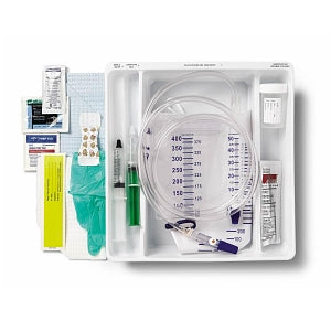 Medline Buddy the Brave Add-A-Cath Foley Catheterization System - 1-Layer Buddy the Brave Add-A-Cath Trays with 400 mL Urine Meter with 2, 500 mL Drain Bag - URO160350