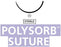 Medtronic Violet Polysorb Sutures - Polysorb Suture, Violet, D-Tach, Size 0, 18", GS-21 Needle - CL-10-MG