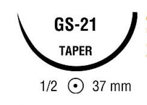 Medtronic Undyed Polysorb Sutures - Polysorb Suture, 2/0, 30", Undyed, GS-21, 206Q - CL-843