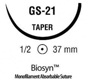 Medtronic Biosyn Suture - Biosyn Suture, 0, 60", GS-26, Loop, Violet - CM-779L