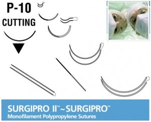 Medtronic USA Surgipro Sutures - Surgipro Suture, Blue, Size 3/0, 18", C-13 Needle - SP-665G