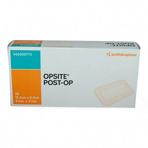 Smith and Nephew OPSITE Post-Op Visible Dressings - OpSite Post-Op Dressing, 10" x 4" - 66000714