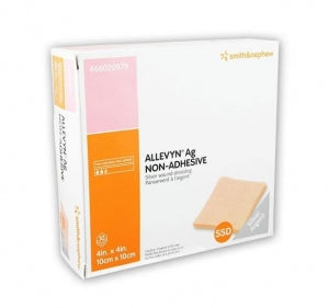 Smith & Nephew Allevyn Non-Adhesive Dressings - Allevyn AG Nonadhesive Dressing, 4" x 4" - 66020978