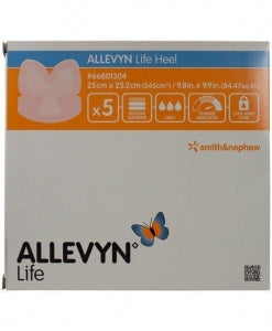 Smith and Nephew Allevyn Life Foam Dressings for VA Only - Allevyn Life Foam Heel Dressing, 5 Count, For VA Only - 66021304