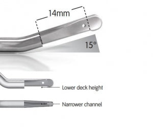 Smith & Nephew Versajet II Exact Handsets - Versajet II Exact Handpiece, 15° x 14 mm - 66800040