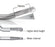 Smith and Nephew Versajet II Plus Hydrosurgery System Handsets - Versajet II Exact Handpiece, Disposable, 15° x 14 mm - 66800043