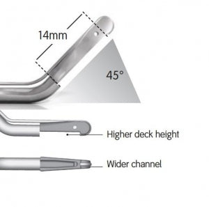 Smith and Nephew Versajet II Plus Hydrosurgery System Handsets - Versajet II Exact Handpiece, Disposable, 45° x 14 mm - 66800044