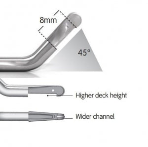 Smith and Nephew Versajet II Plus Hydrosurgery System Handsets - Versajet II Exact Handpiece, Disposable, 45° x 8 mm - 66800045