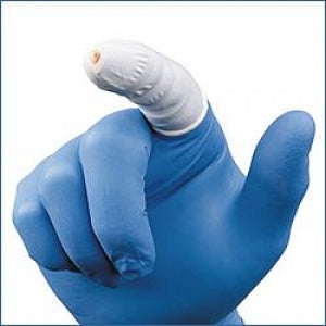 Utah Medical AROM-Cot Non-Latex Finger Cots - AROM-Cot Finger Cot with Hook - AR100