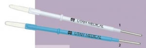 Utah Medical Epitome Electrosurgical Scalpels - Epitome Scalpel, 0.4", Extended 4" Shaft, Blue - CBE-150