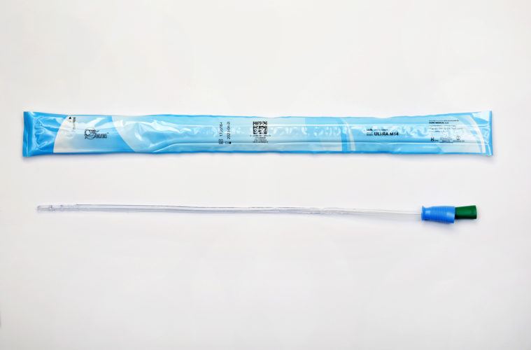 Cure Medical Coude Tip Male Catheters - CATHETER, INTERMITTENT, ULTRA, COUDE, 16FR - ULTRA M16C