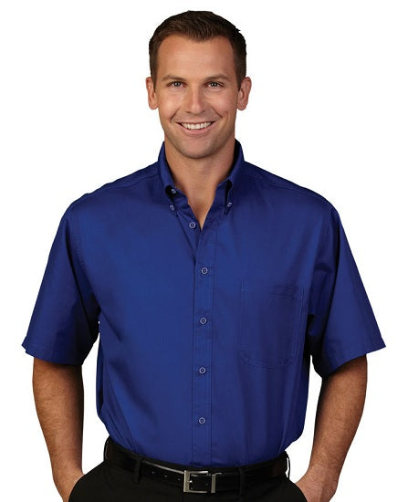 Men's Fineline Twill Shirt Cobalt