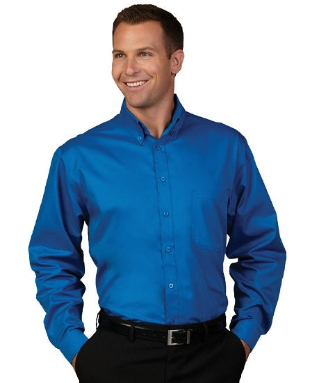 Men's Fineline Twill Shirt Waterfall