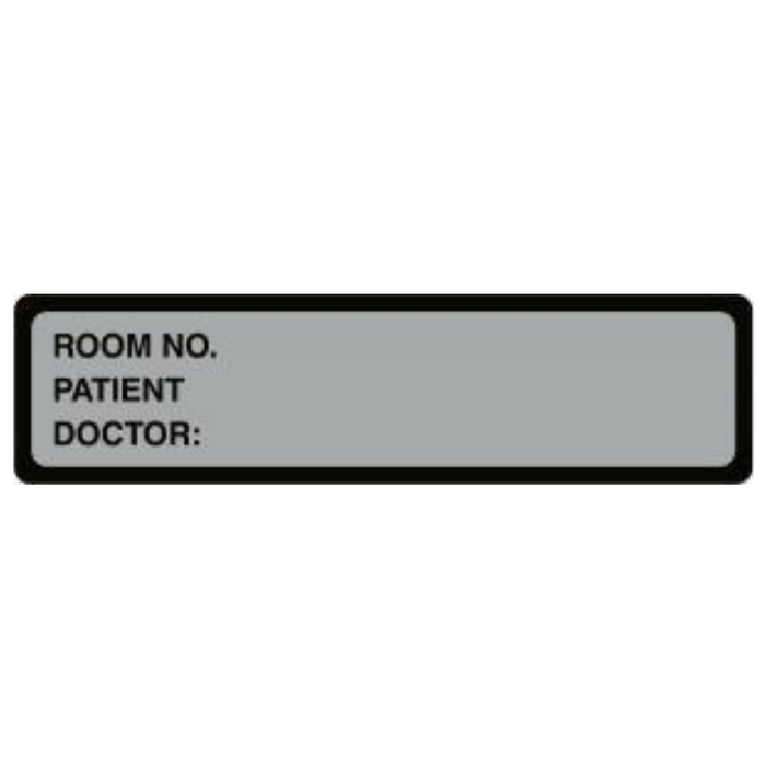 Centurion Centurion Nursing Chart Labels - Gray Printed Nursing Chart Label - DR4291