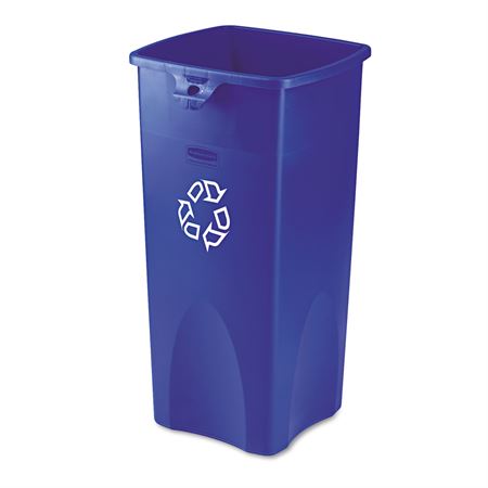 Untouchable Recycling System Untouchable Square Recycling Container -16.5"W x 31"H x 15.5"D