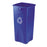 Untouchable Recycling System Untouchable Square Recycling Container -16.5"W x 31"H x 15.5"D