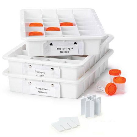 Urine Sample Tray with Labels Tray Subdivider