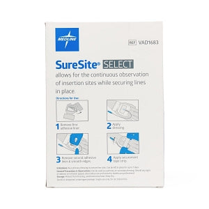 Medline Co-Label Suresite Select Dressings - Suresite Select Dressing, 2-3/4" x 2-7/8" - VAD1683