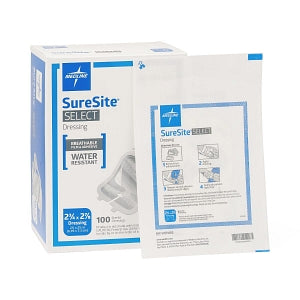 Medline Co-Label Suresite Select Dressings - Suresite Select Dressing, 2-3/4" x 2-7/8" - VAD1683