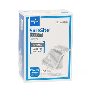 Medline Co-Label Suresite Select Dressings - Suresite Select Dressing, 2-3/4" x 2-7/8" - VAD1683