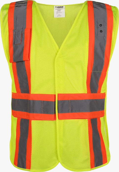 Lakeland Industries Responder Safety Vest - Responder Breakaway Safety Vest, Class 2 Mesh, Oversized - V+AM-OSP2GBV-O