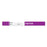 Visitor Pass Wristband Tamper-Evident Tyvek Visitor ___ Name: 1" X 10" Adult Purple 1000 Per Case