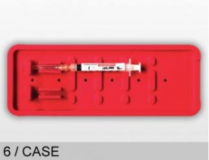 Viscot Medical Soffzone Syringe Tray - Syringe Tray, Soffzone, 3" x 9", Red - FSY309RED