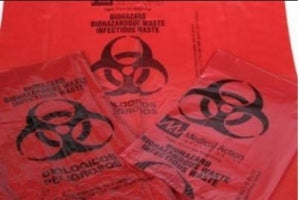 Inteplast Biohazard Bags - Biohazard Bag, 3 mL, 30" x 40" - 2202