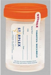 Inteplast Group Leak-Resistant Specimen Containers - Starplex, Specimen Container, 90 mL Sterile - P02-B902-10-20