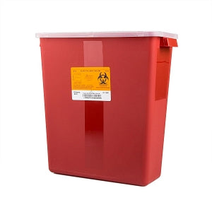 Inteplast Group Stackable Sharps Container - Sharps Container, Polypropylene, 3 gal. - 8710