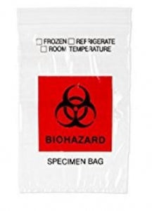 Inteplast Group Biohazard Bags - Novaplus Biohazard Transport Bag, 6" x 9" - V4075