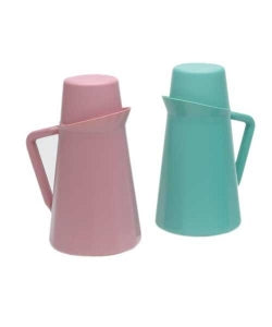 Inteplast Group Pitchers and Carafes - Carafe with Cup Cover, Rose, 32 oz. - 16110