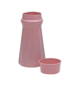 Inteplast Group Pitchers and Carafes - Carafe with Cup Cover, Dusty Rose, 32 oz. - 16112