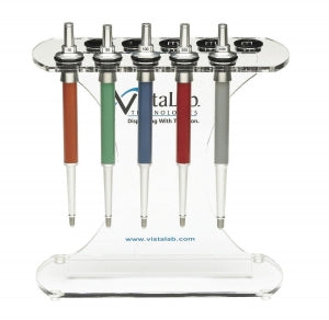 VistaLab Techno MLA D-Tipper Pipettes - PIPETTE, MLA CORE GROUP 5 D-TIP, 2 RACKS - 1050-0999