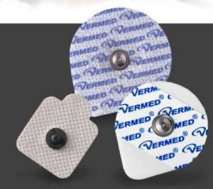 Vermed VersaTrode Solid Gel Electrodes - Stress Test Electrode, Wet Gel, 1.5", 60/Pack - A10005SG-60