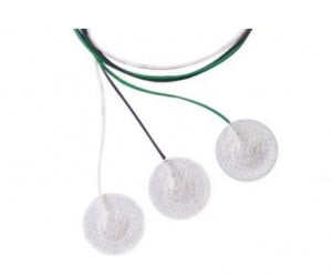 Vermont Medical Cloth Prewired Neonatal Electrodes - Cloth Prewired Neonatal Electrode, 1" - A10055-SRT