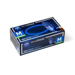 Medline VersaShield Powder-Free Nitrile Exam Gloves - VersaShield Fully Textured Powder-Free Nitrile Exam Gloves, Size M - VS311M